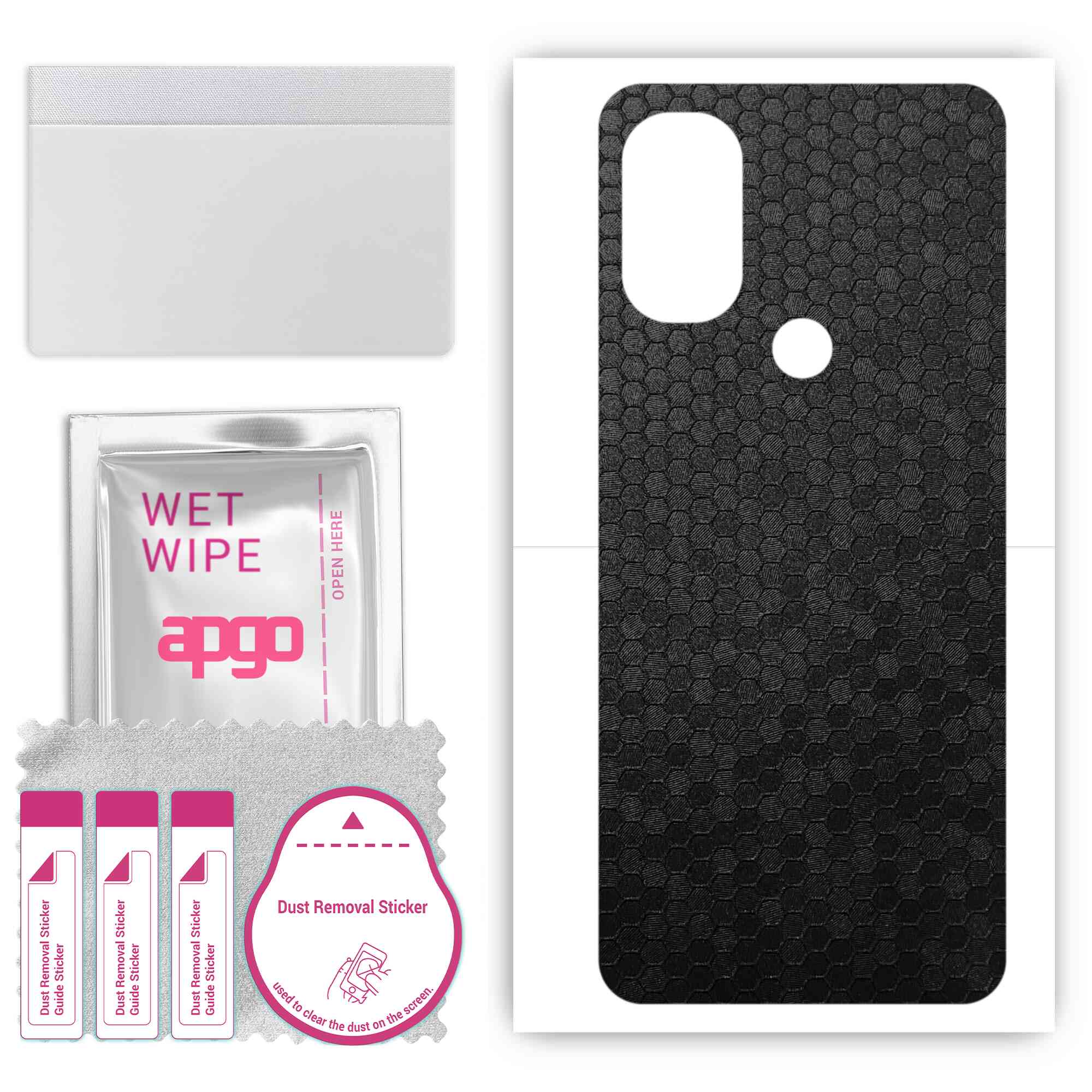 apgo Protective Skin Sticker for the back compatible with Motorola Moto G Power 2022, Wrap Film, Foil, Vinyl - Pattern Black Honeycomb
apgo Protective Skin Sticker for the back compatible with Motorola Moto G Power 2022, Wrap Film, Foil, Vinyl - Pattern Black Honeycomb