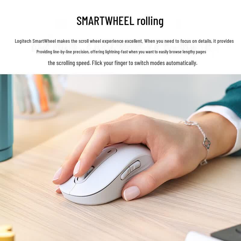 Logitech M650 Wireless Bluetooth Silent Mouse
Logitech M650 Wireless Bluetooth Silent Mouse