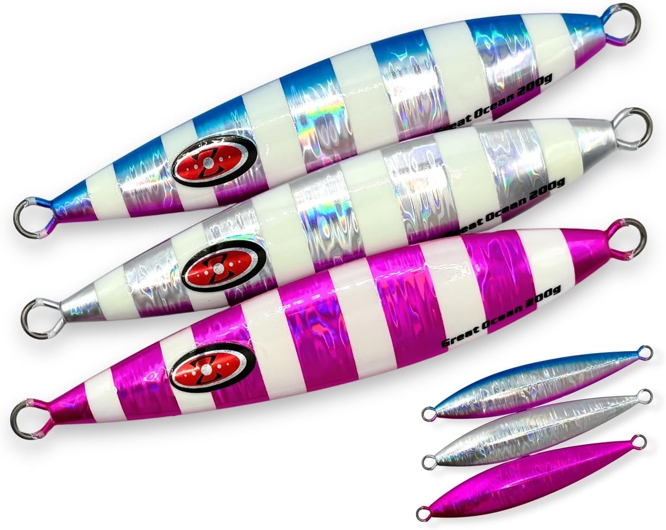 GreatOcean Metal Jig Slow Jig Set of Blue Root Fish Set, 200g, 3, Luminous, Offshore, Hairtail, Fish,
GreatOcean Metal Jig Slow Jig Set of Blue Root Fish Set, 200g, 3, Luminous, Offshore, Hairtail, Fish,