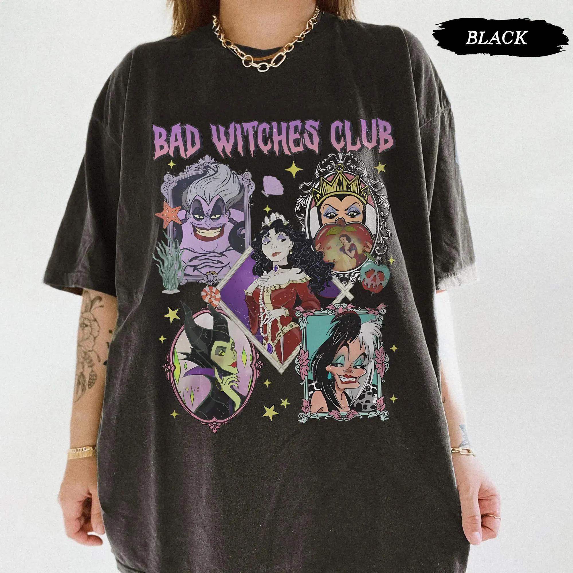 2026 Summer Disney Bad Witch Club Graphic Tshirt Men Women Fashion Cotton Quality Casual Loose Short Sleeve Classic Unisex M
2026 Summer Disney Bad Witch Club Graphic Tshirt Men Women Fashion Cotton Quality Casual Loose Short Sleeve Classic Unisex M