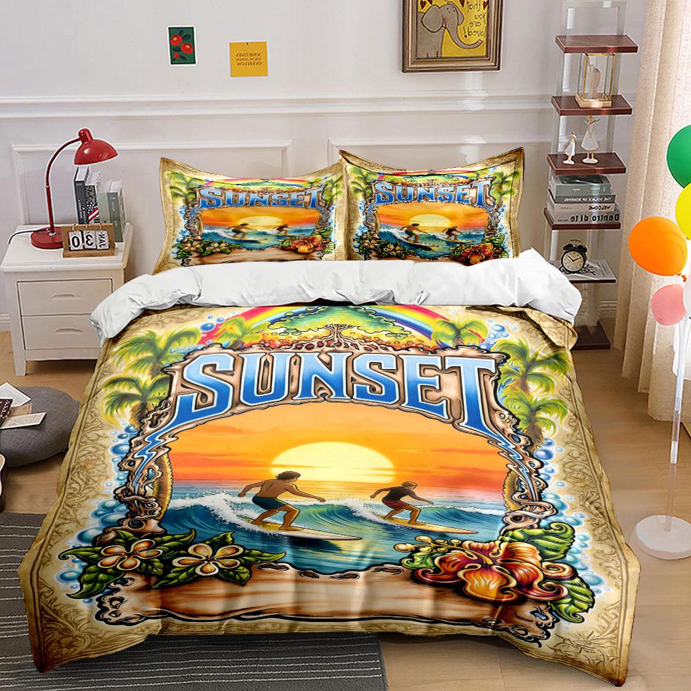 Surfers, sunset, palm trees. Bedding sets Duvet cover sets Duvet covers Pillowcases(1 * Duvet Cover 2 * Pillowcases, without duvet insert) 135x200cm
Surfers, sunset, palm trees. Bedding sets Duvet cover sets Duvet covers Pillowcases(1 * Duvet Cover 2 * Pillowcases, without duvet insert) 135x200cm
