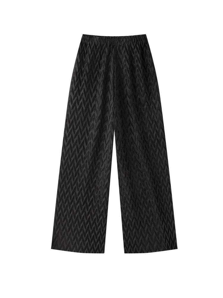 Miyake Women s Spring Elastic Waist Pleated Wide-Leg Pants - Versatile, Loose, and Slimming Casual Wear One Size
Miyake Women s Spring Elastic Waist Pleated Wide-Leg Pants - Versatile, Loose, and Slimming Casual Wear One Size