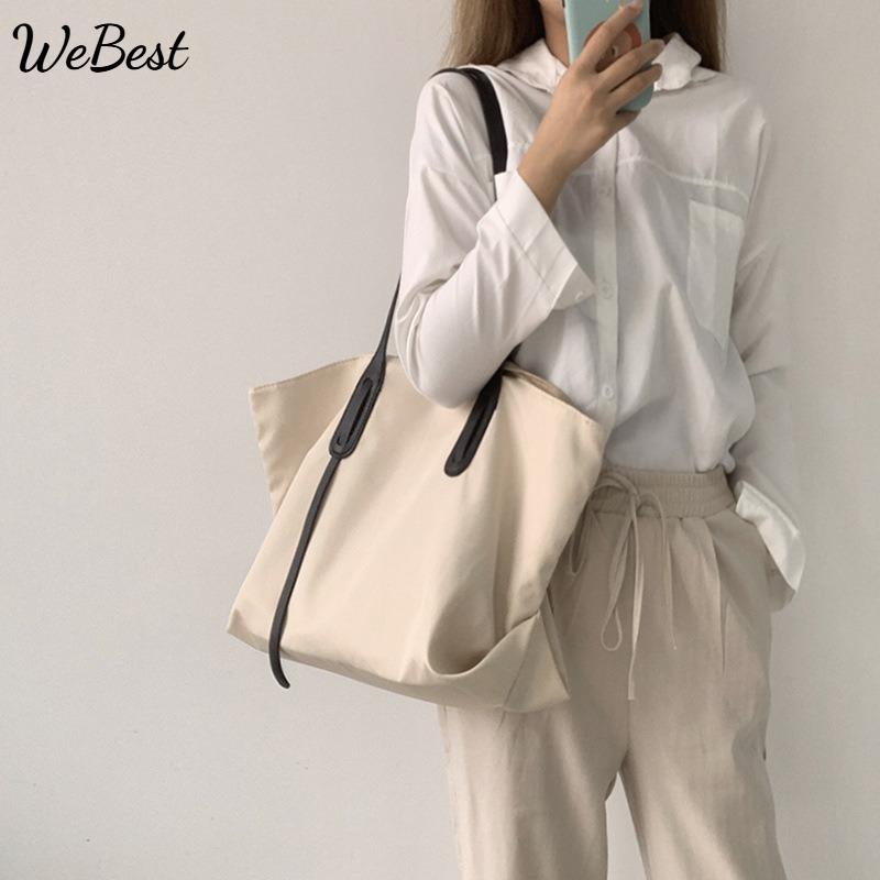 Atmospheric Simple Canvas Bag Female Single Shoulder Bag Large Capacity Bag Black Leisure Tote Bag Versatile
Atmospheric Simple Canvas Bag Female Single Shoulder Bag Large Capacity Bag Black Leisure Tote Bag Versatile