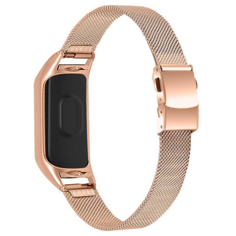 For Xiaomi Mi Band 7 Milanese Stainless Steel Mesh Wrist Strap Replacement Stylish Smartwatch Band with Buckle Rose Gold
For Xiaomi Mi Band 7 Milanese Stainless Steel Mesh Wrist Strap Replacement Stylish Smartwatch Band with Buckle Rose Gold