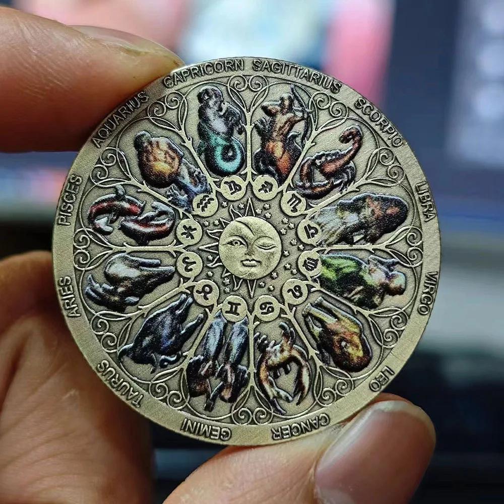 Коллекционные монеты, Монеты с гороскопами, Европейские и Американские монеты, Памятные монеты Двенадцати Знаков Зодиака, Богиня-хранительница удачи золотой
Коллекционные монеты, Монеты с гороскопами, Европейские и Американские монеты, Памятные монеты Двенадцати Знаков Зодиака, Богиня-хранительница удачи золотой