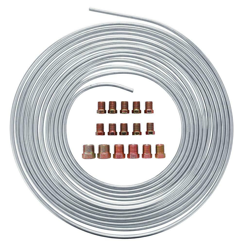 НОВАЯ антикоррозийная трубка для труб с 16 гайками для труб, рулон 25 футов, 7,62 м, трубка с внешним диаметром 3/16 дюйма, медно-никелевый тормозной шланг серебряный
НОВАЯ антикоррозийная трубка для труб с 16 гайками для труб, рулон 25 футов, 7,62 м, трубка с внешним диаметром 3/16 дюйма, медно-никелевый тормозной шланг серебряный