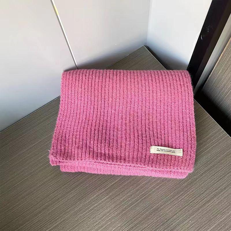 Minimalist Labeled Versatile Autumn Winter Scarf Couple Warm Knit Student Solid Color Neck Warmer розовый
Minimalist Labeled Versatile Autumn Winter Scarf Couple Warm Knit Student Solid Color Neck Warmer розовый