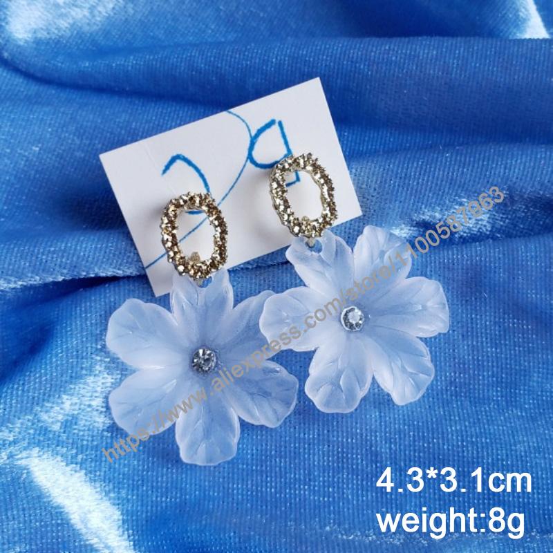 New Fashion Flower Hanging Earrings for Women Pink White Color Translucent Petals Crystal Imitation Pearl Female Dangle Earrings
New Fashion Flower Hanging Earrings for Women Pink White Color Translucent Petals Crystal Imitation Pearl Female Dangle Earrings