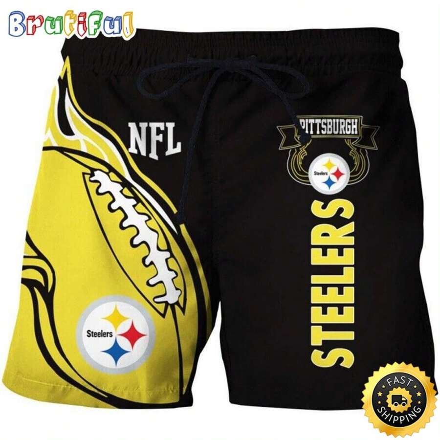 Мужские пляжные шорты Pittsburgh Steelers из НФЛ с 3D-печатью, быстросохнущие, летние плавки, одежда для фанатов футбола в день игры, повседневные boardshorts (2) XL
Мужские пляжные шорты Pittsburgh Steelers из НФЛ с 3D-печатью, быстросохнущие, летние плавки, одежда для фанатов футбола в день игры, повседневные boardshorts (2) XL