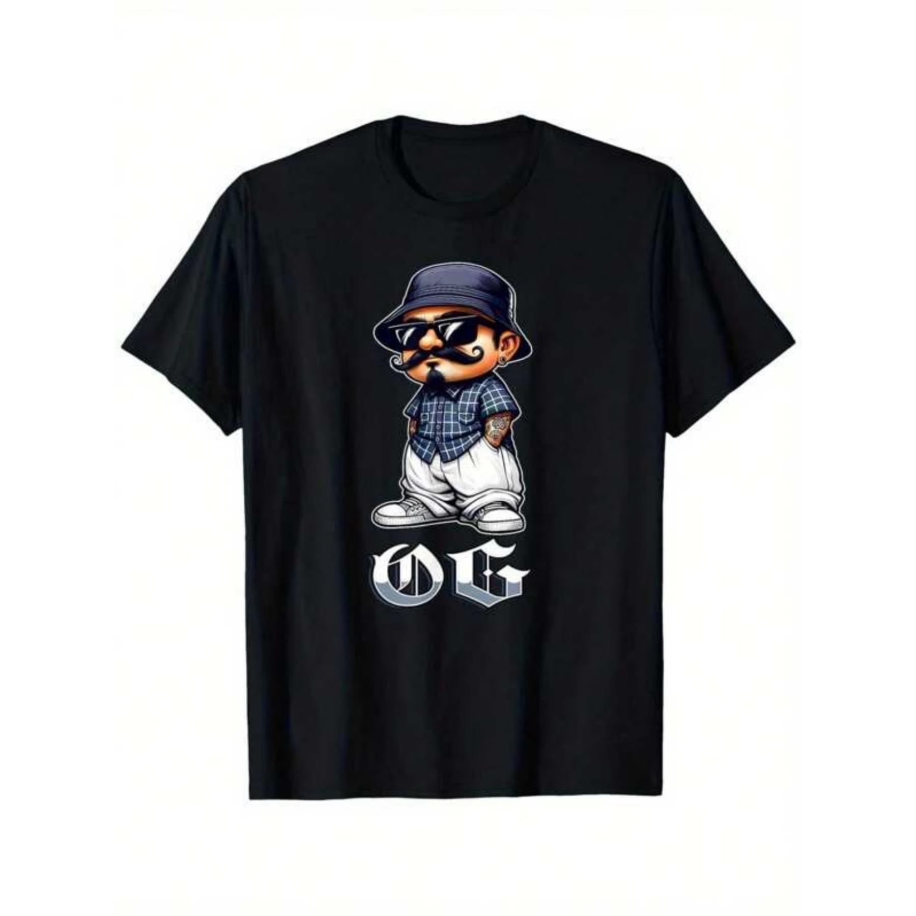 Unisex Plus Size OG Homie Chicano Tattoo Lowrider Latino T-Shirt - Vintage Cultural Graphic Print, Soft Breathable Cotton, Casual Tee XXL чорний
Unisex Plus Size OG Homie Chicano Tattoo Lowrider Latino T-Shirt - Vintage Cultural Graphic Print, Soft Breathable Cotton, Casual Tee XXL чорний