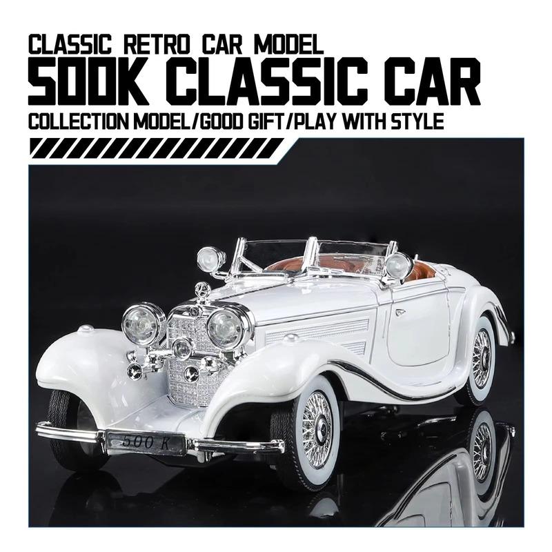 Ретро стиль 1:24 легкосплавні класичні моделі автомобілів серії Classic 500K і CLK-GTR, які підходять молодим людям для колекціонування та демонстрації подарунків та іграшок для хлопчиків фіолетовий
Ретро стиль 1:24 легкосплавні класичні моделі автомобілів серії Classic 500K і CLK-GTR, які підходять молодим людям для колекціонування та демонстрації подарунків та іграшок для хлопчиків фіолетовий
