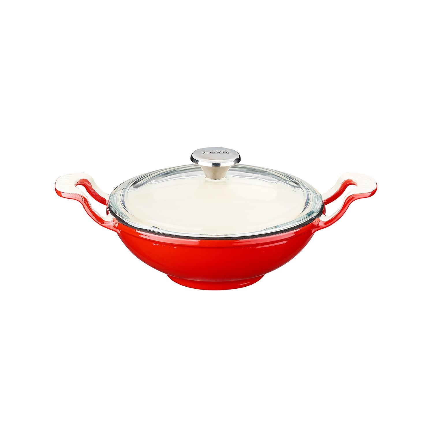 Lava Cast Iron Round Baby Collection Wok. Скляна кришка, 1 ручка, діам. Ø 16 см.
Lava Cast Iron Round Baby Collection Wok. Скляна кришка, 1 ручка, діам. Ø 16 см.