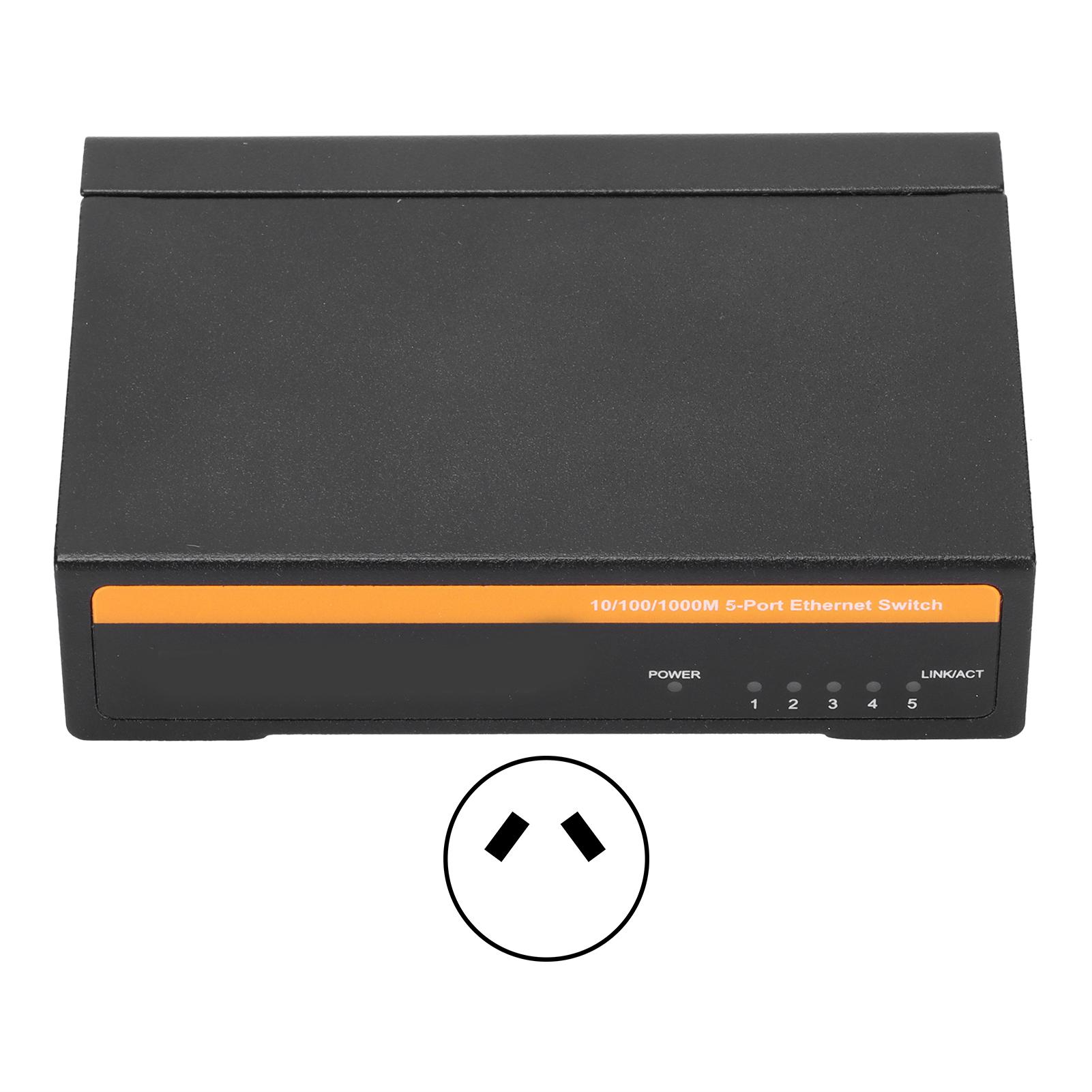 Ethernet Switch TBCS5005E 1000M 5 Ports SelfAdaptive Splitter Desktop Computer Accessories AU PLUG
Ethernet Switch TBCS5005E 1000M 5 Ports SelfAdaptive Splitter Desktop Computer Accessories AU PLUG