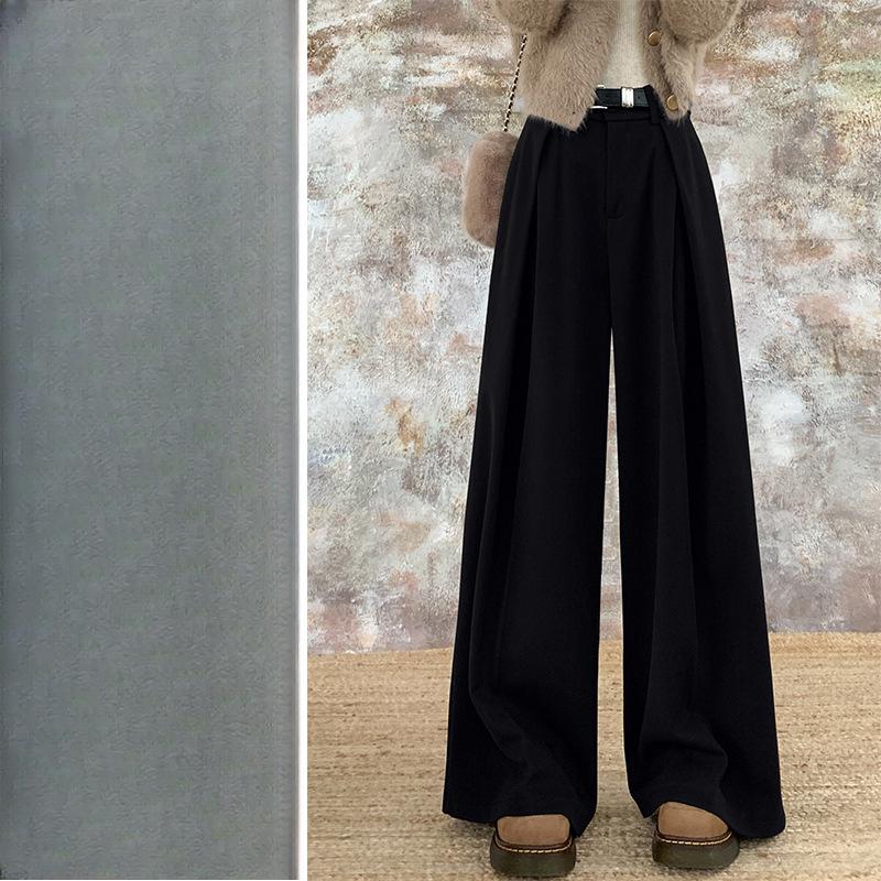 Утолщенные шерстяные брюки, женские зимние повседневные брюки, дышащие, с высокой талией и тонкими широкими штанинами для мытья полов S
Утолщенные шерстяные брюки, женские зимние повседневные брюки, дышащие, с высокой талией и тонкими широкими штанинами для мытья полов S