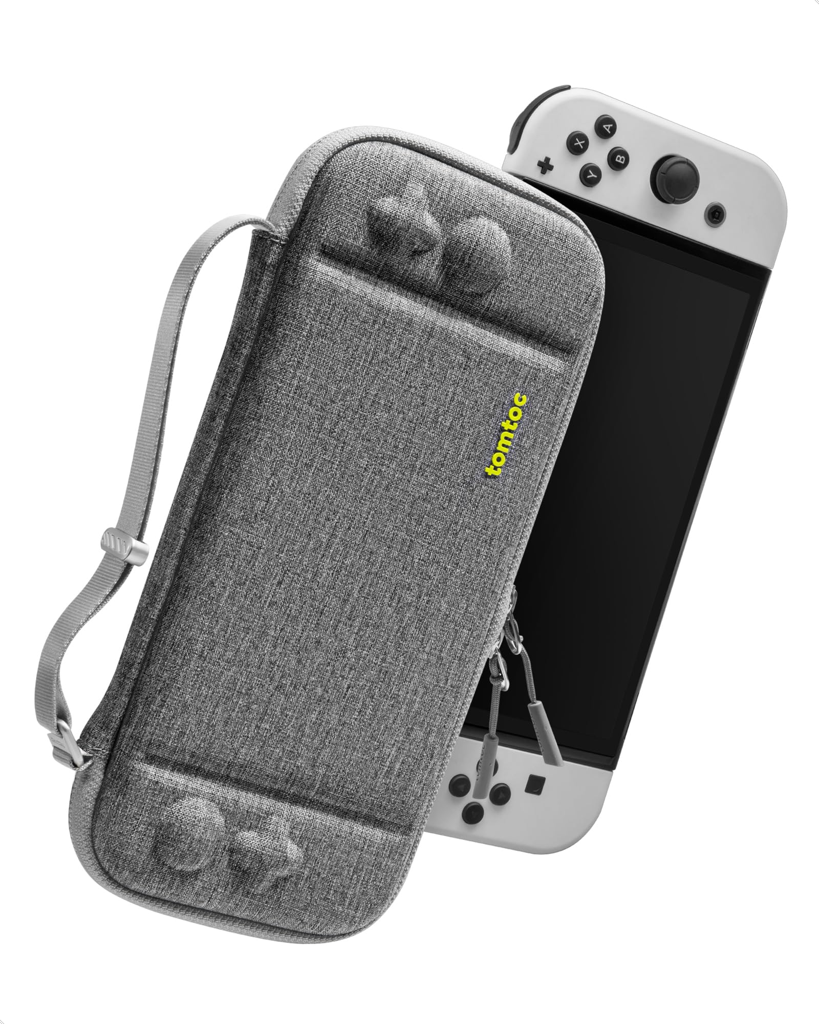 tomtoc Hard Case Compatible with Nintendo Shockproof Thin Carrying Case for Switch Organic EL Drop Holds 10 Full Gray Switch, Model, Tested, Games,
tomtoc Hard Case Compatible with Nintendo Shockproof Thin Carrying Case for Switch Organic EL Drop Holds 10 Full Gray Switch, Model, Tested, Games,