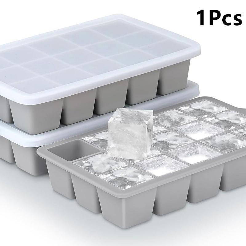 15Grid Food-Grade Silicone Large Ice Cube Tray Mold Stackable Extra-Large Lce Cube Square Tray Mold Diy Ice Maker Ice Cube Tray
15Grid Food-Grade Silicone Large Ice Cube Tray Mold Stackable Extra-Large Lce Cube Square Tray Mold Diy Ice Maker Ice Cube Tray