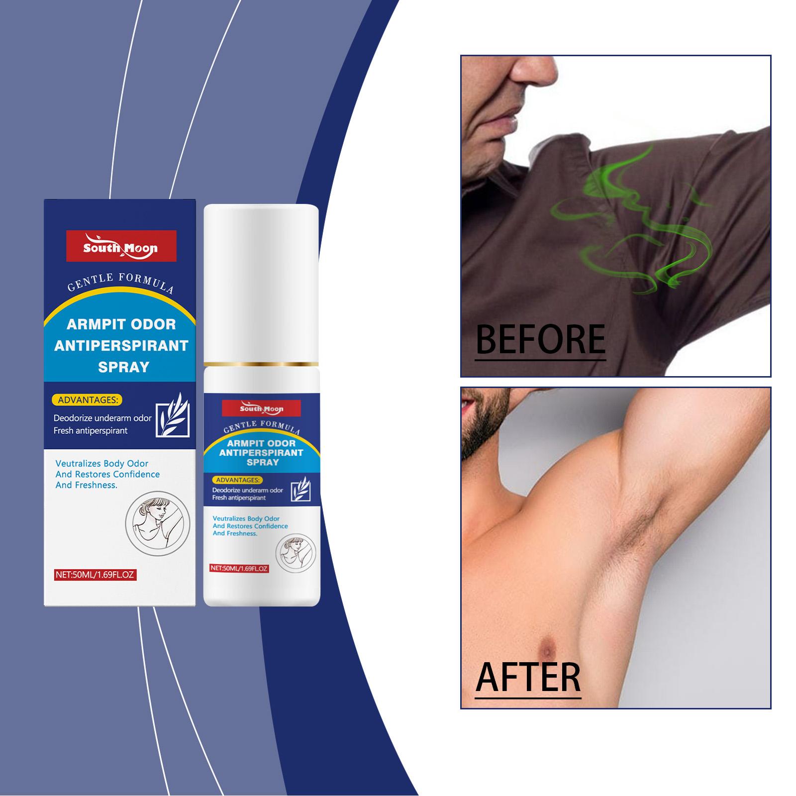 South Moon Underarm Care Spray Sweat Control & Odor Control Sport Portable Pressure Design Refreshing & Non-Sticky
South Moon Underarm Care Spray Sweat Control & Odor Control Sport Portable Pressure Design Refreshing & Non-Sticky