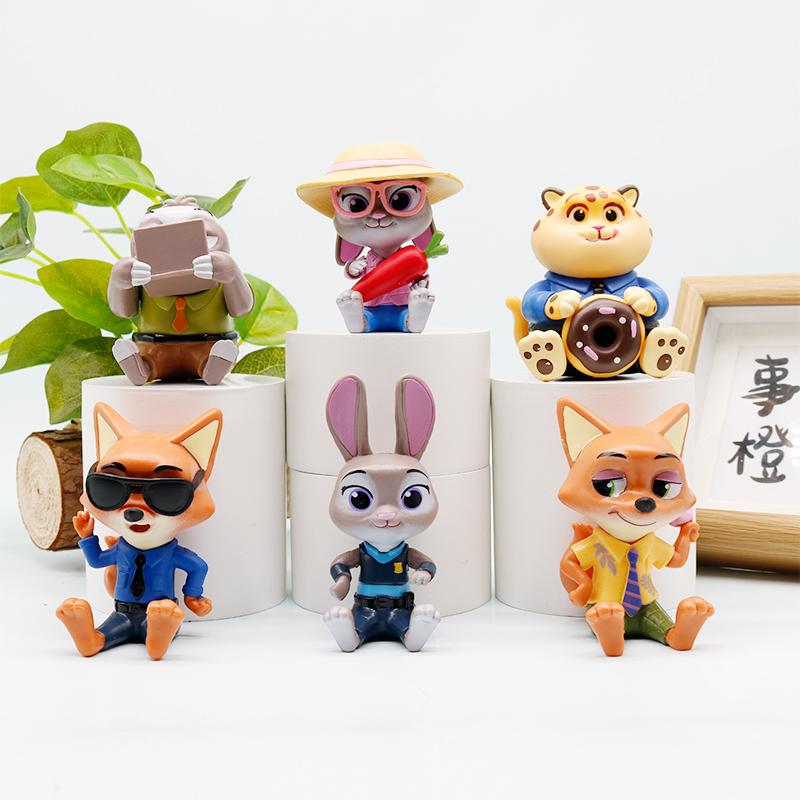 Pvc 6Pcs Cute Exquis Judy & Nick Sitting Poses | Desktop Pvc Model Decor | Fan Collection & Perfect Gift For Today Zoo2 (As shown-24366)-
Pvc 6Pcs Cute Exquis Judy & Nick Sitting Poses | Desktop Pvc Model Decor | Fan Collection & Perfect Gift For Today Zoo2 (As shown-24366)-