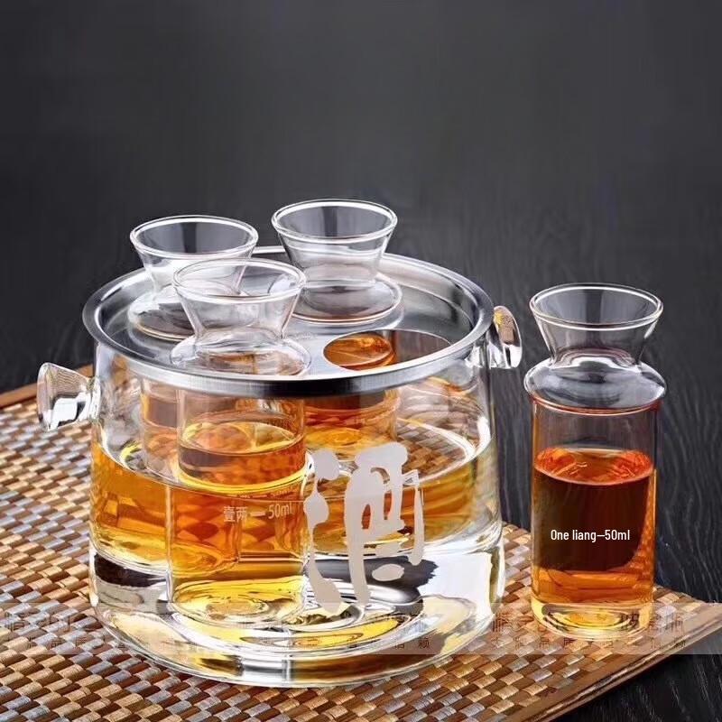Shangqi Glass Wine Warmer Decanter Set
Shangqi Glass Wine Warmer Decanter Set
