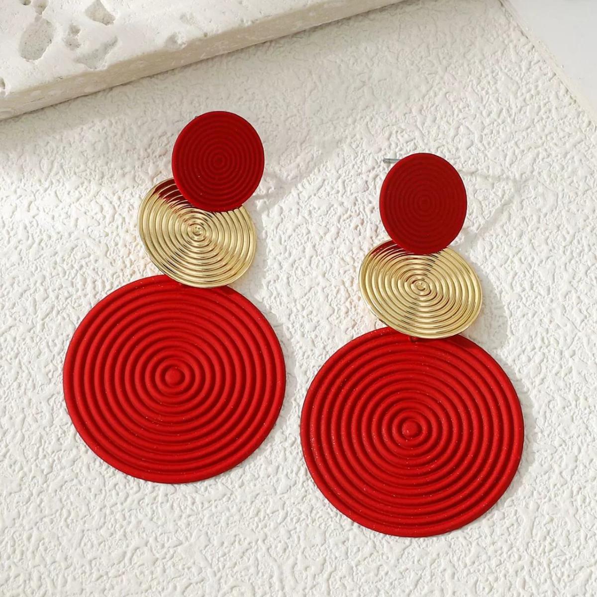 Trendy Stylish Dangle Earrings Trio Circle Design Pick A Color U Prefer Match Daily Outfits Party Accessories Fashionable Stuff
Trendy Stylish Dangle Earrings Trio Circle Design Pick A Color U Prefer Match Daily Outfits Party Accessories Fashionable Stuff