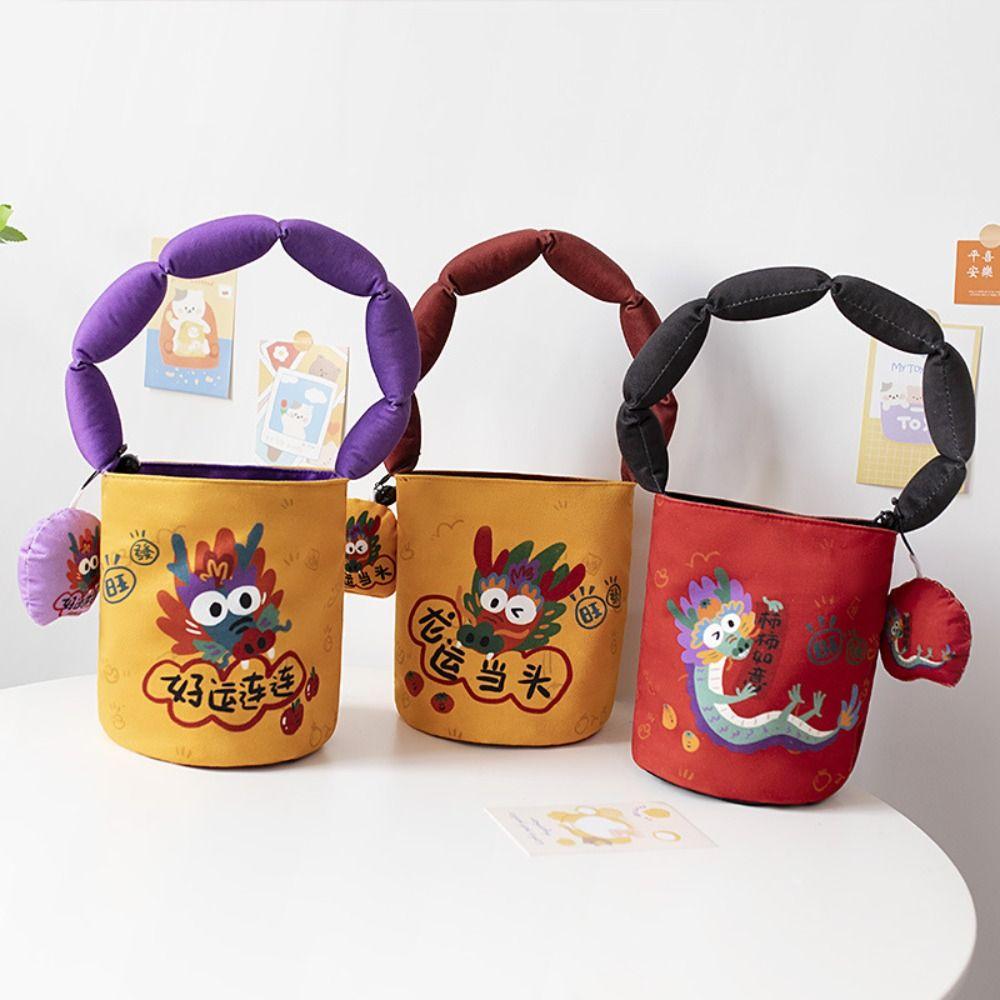 Сумочка из полиэстера с мультяшным драконом, сумка для обеда, модная подарочная сумка 
Сумочка из полиэстера с мультяшным драконом, сумка для обеда, модная подарочная сумка