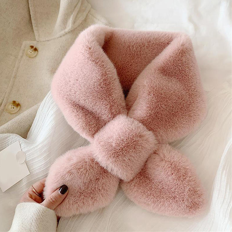 Fake Rabbit Fur Collar Scarf Women Keep Warm Thickening Fur Sjaal Colorful Cross Winter Scarf Autumn Winter Fake Fur Plush Elega рожевий
Fake Rabbit Fur Collar Scarf Women Keep Warm Thickening Fur Sjaal Colorful Cross Winter Scarf Autumn Winter Fake Fur Plush Elega рожевий