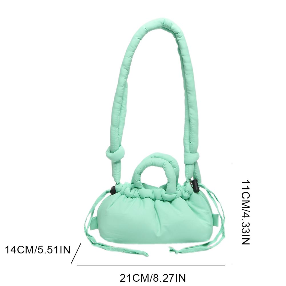 Korean Fashion Fabric Shoulder Bag Soft Dacron Crossbody Bag Mini Tote Purses for Women Girls Underarm Bags Handbags Purses зелёный
Korean Fashion Fabric Shoulder Bag Soft Dacron Crossbody Bag Mini Tote Purses for Women Girls Underarm Bags Handbags Purses зелёный