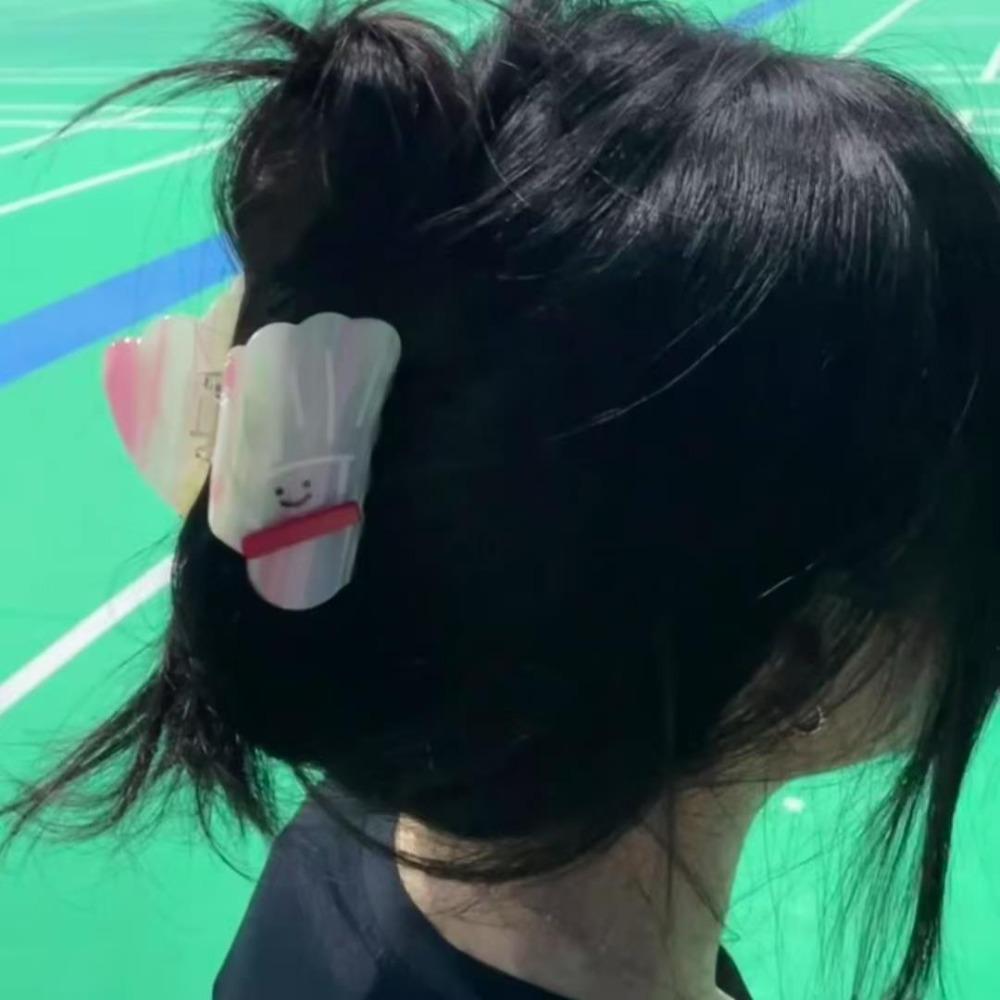 Sports Style Badminton Hair Claw Korean Style Ping Pang Hair Clip Acrylic Shark Clip Wash Face Badminton
Sports Style Badminton Hair Claw Korean Style Ping Pang Hair Clip Acrylic Shark Clip Wash Face Badminton
