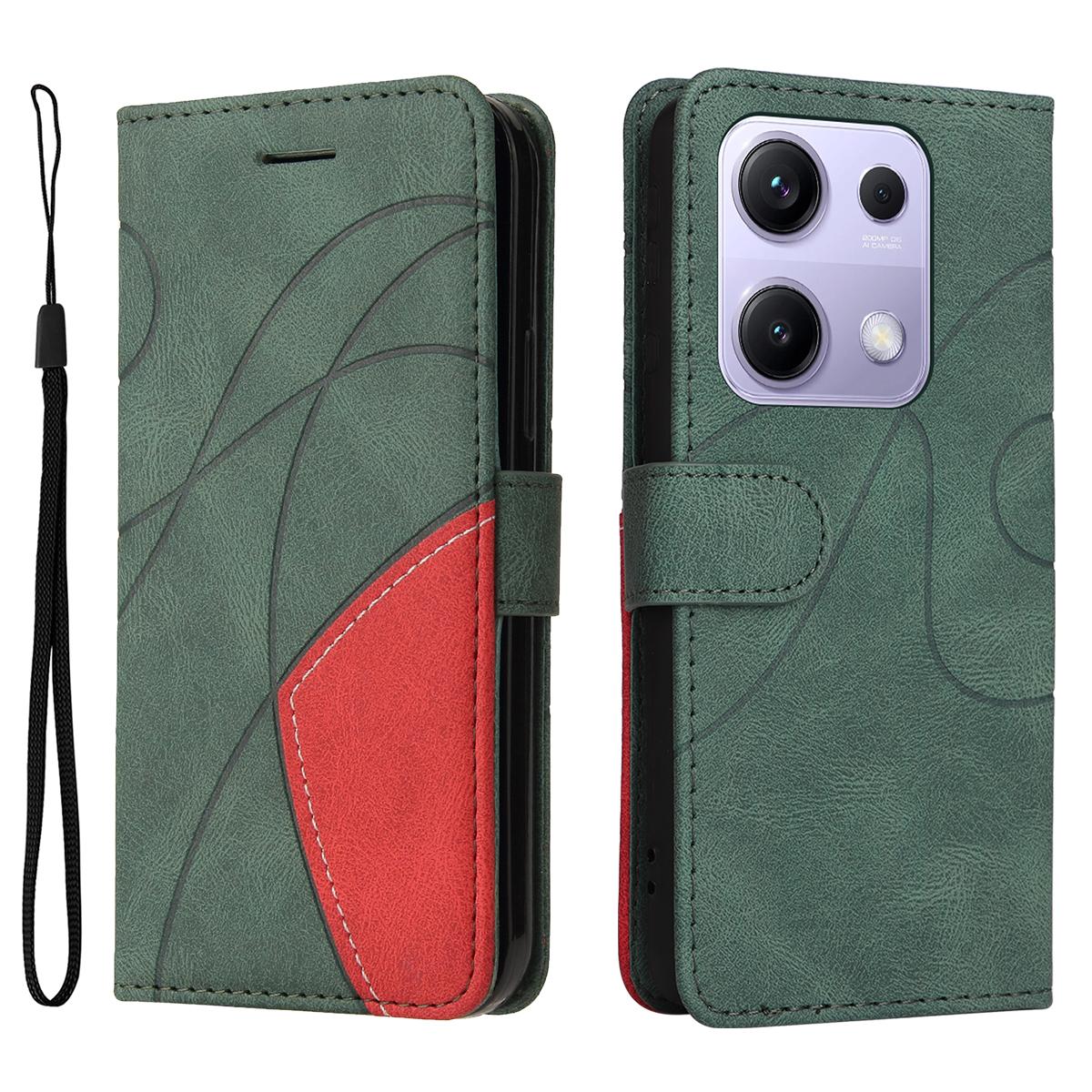 For Xiaomi Poco M6 Pro 4G/Xiaomi Redmi Note 13 Pro 4G/Xiaomi Redmi Note 14S 4G Leather Phone Case Stand Wallet with Bi-colour Splicing Design E
For Xiaomi Poco M6 Pro 4G/Xiaomi Redmi Note 13 Pro 4G/Xiaomi Redmi Note 14S 4G Leather Phone Case Stand Wallet with Bi-colour Splicing Design E