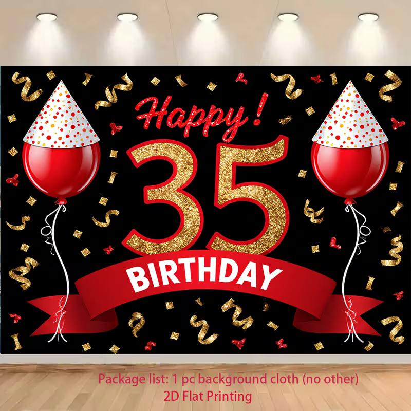 2D Cheers to 35 Years Backdrop Black Gold Glitter 35 Photography Background Cloth 47.2x31.5inch/120*80cm
2D Cheers to 35 Years Backdrop Black Gold Glitter 35 Photography Background Cloth 47.2x31.5inch/120*80cm