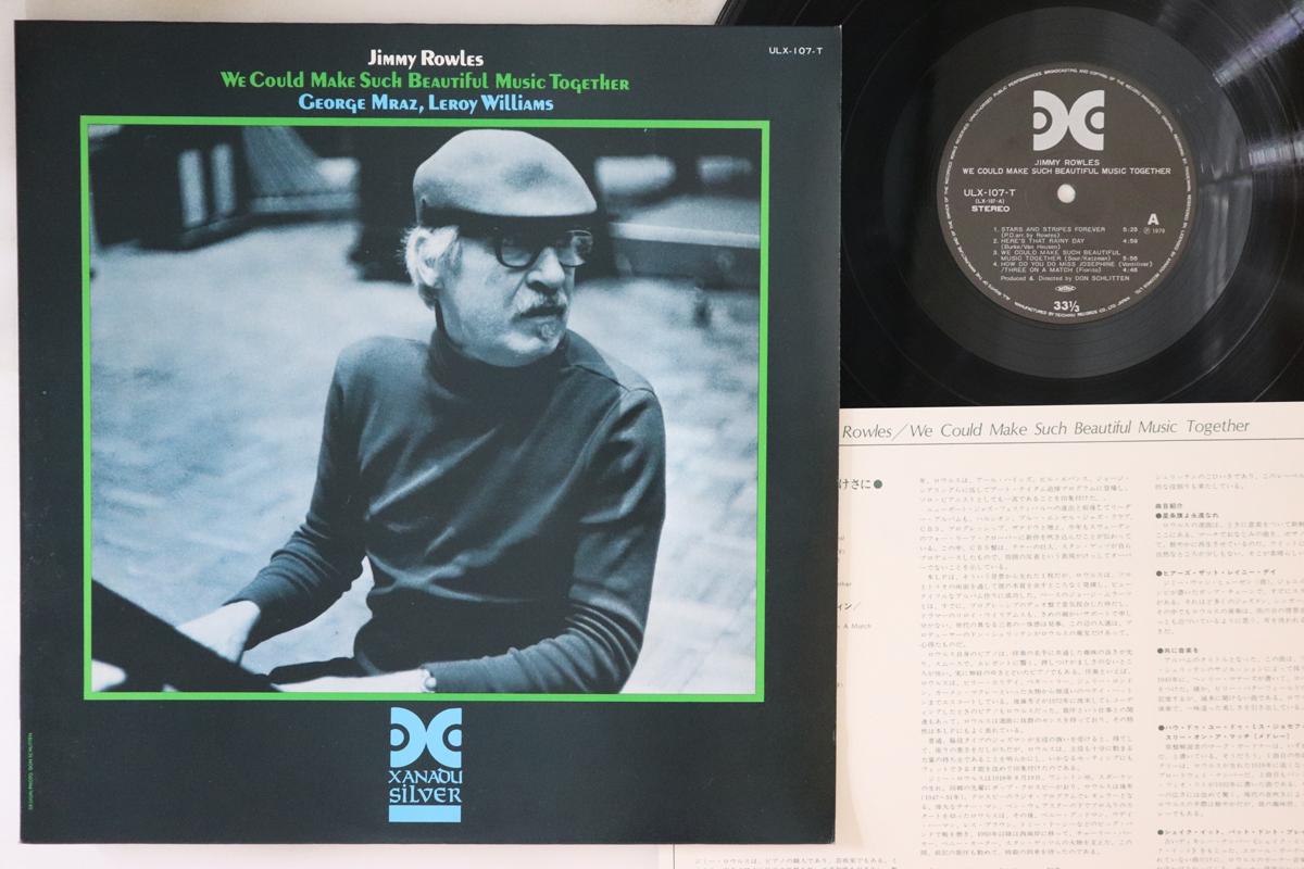 LP Record JIMMY ROWLES - We Could Make Such Beautiful Music ULX107T XANADU 1979 Japan Jazz Used
LP Record JIMMY ROWLES - We Could Make Such Beautiful Music ULX107T XANADU 1979 Japan Jazz Used