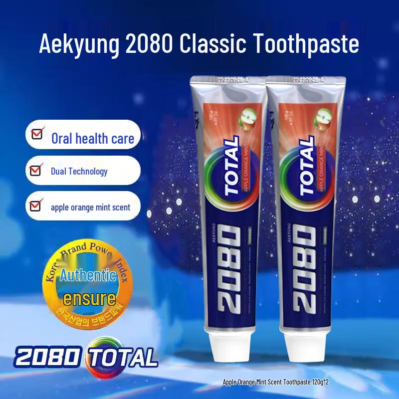 Зубная паста Aekyung 2080 Classic Яблоко Апельсин Мята
Зубная паста Aekyung 2080 Classic Яблоко Апельсин Мята