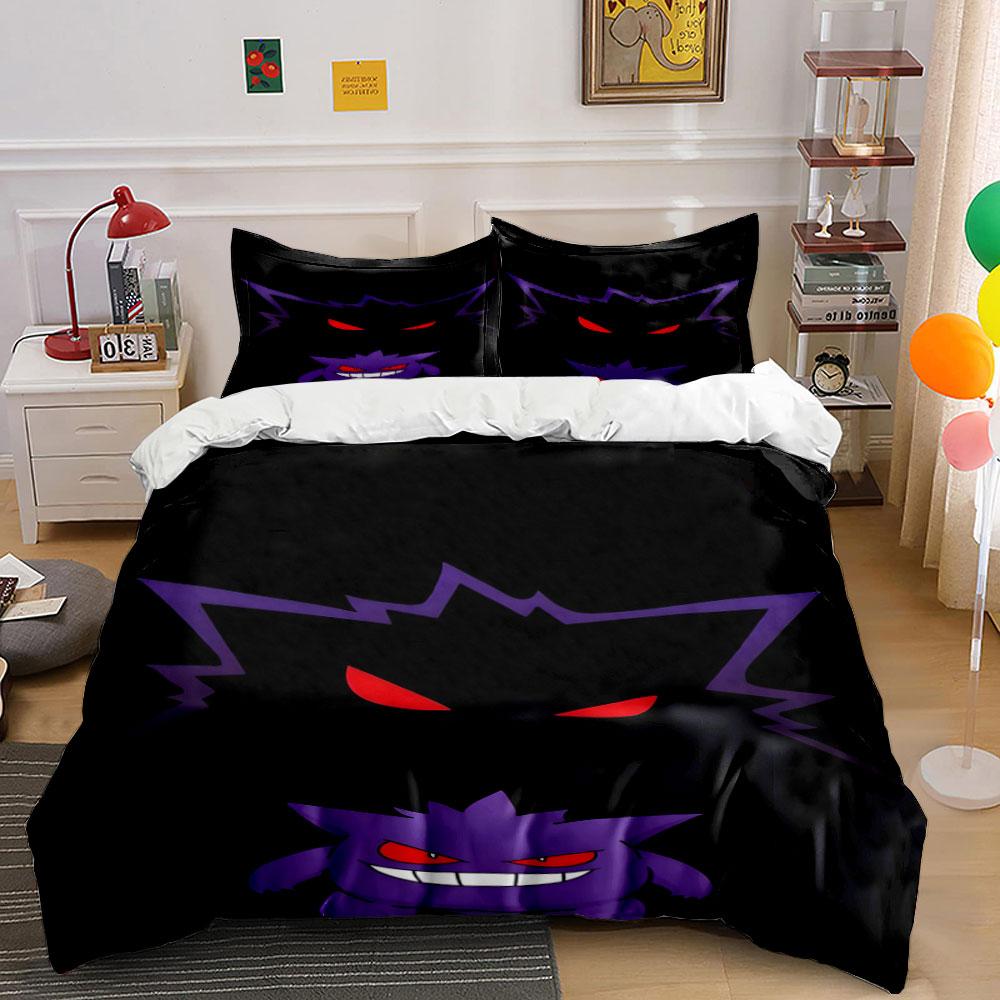 Purple Gengar face motif. Bedding sets Duvet cover sets Duvet covers Pillowcases(1 * Duvet Cover 2 * Pillowcases, without duvet insert) 135x200cm
Purple Gengar face motif. Bedding sets Duvet cover sets Duvet covers Pillowcases(1 * Duvet Cover 2 * Pillowcases, without duvet insert) 135x200cm