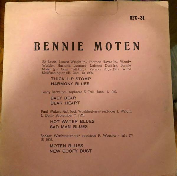 10inch Record BENNIE MOTEN & HIS ORCHESTRA - Bennie Moten OFC31 Only For Collec Argentina Jazz Used
10inch Record BENNIE MOTEN & HIS ORCHESTRA - Bennie Moten OFC31 Only For Collec Argentina Jazz Used