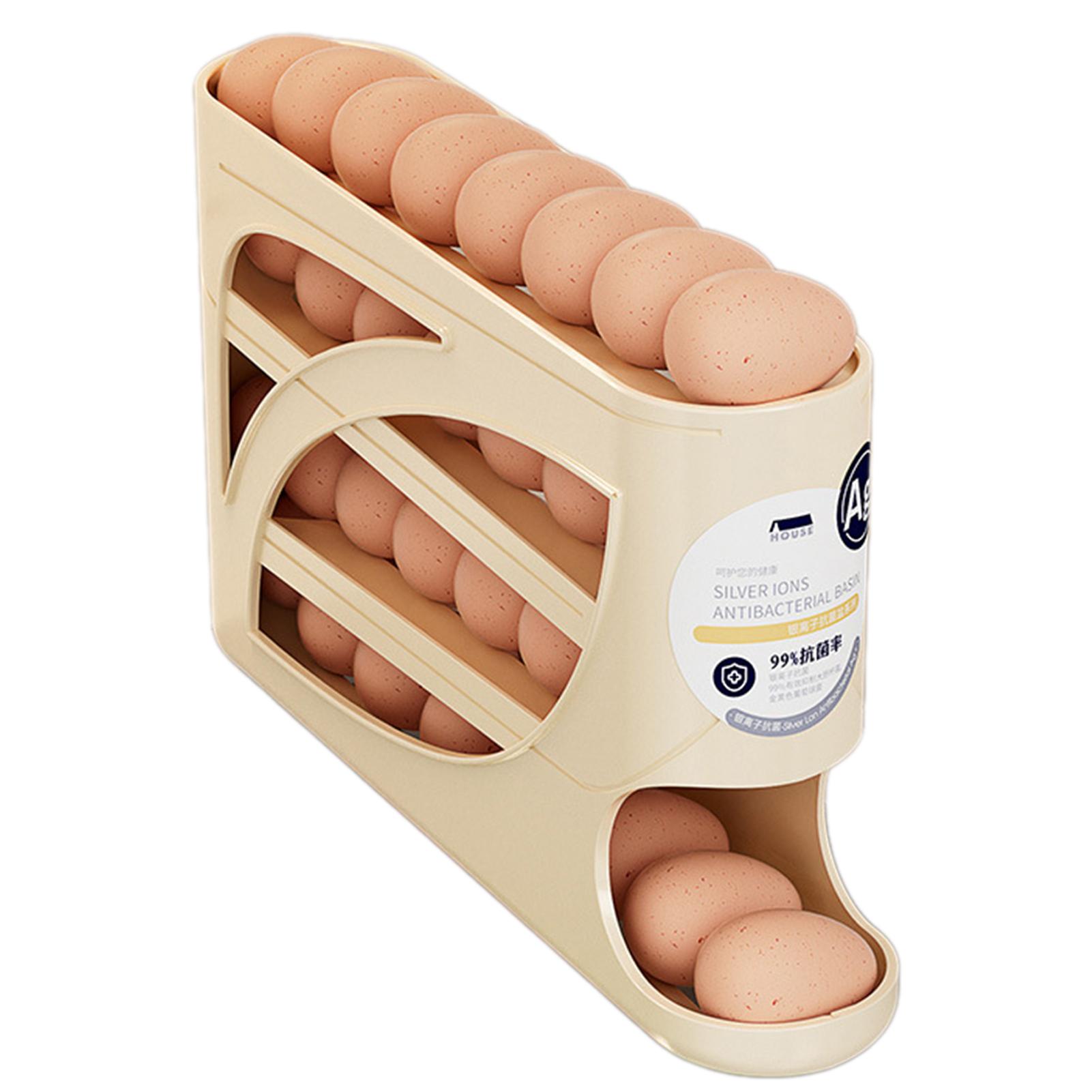 Automatic Egg Rolling Storage Rack 30 Eggs Basket Container Kitchen Storage Tools кремовый
Automatic Egg Rolling Storage Rack 30 Eggs Basket Container Kitchen Storage Tools кремовый