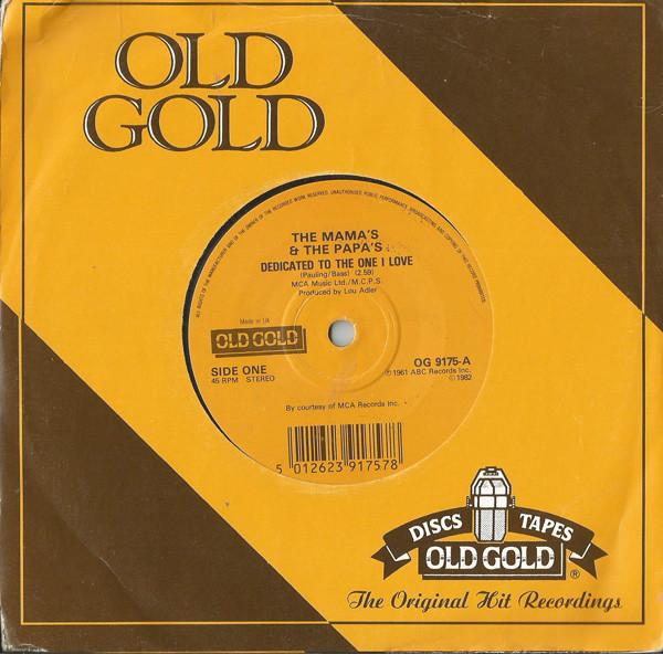 7inch Record MAMAS & PAPAS - Dedicated To The One I Love/Creeque OG9175 Old Gold UK Pop Used
7inch Record MAMAS & PAPAS - Dedicated To The One I Love/Creeque OG9175 Old Gold UK Pop Used