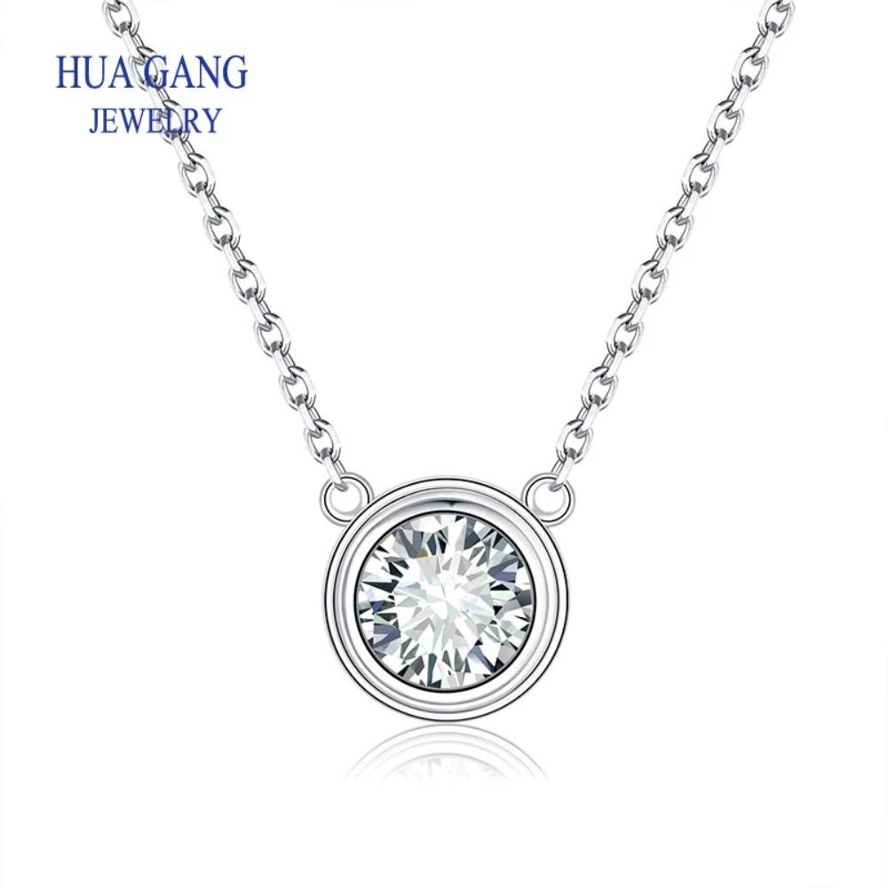 Серебряное ожерелье 925 пробы 1,0 карат Круглая подвеска с муассанитом Ожерелье для женщин Элегантное ожерелье на ключицу Свадебная женская модная бижутерия белый
Серебряное ожерелье 925 пробы 1,0 карат Круглая подвеска с муассанитом Ожерелье для женщин Элегантное ожерелье на ключицу Свадебная женская модная бижутерия белый