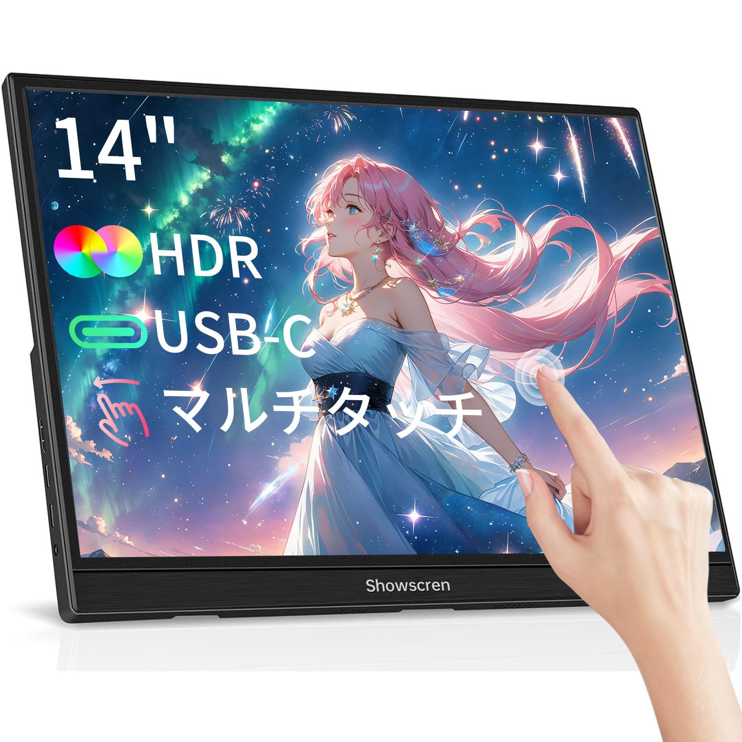 Touchscreen Portable FHD 1920x1200P IPS Laptop Screen Extender with Adjustable HDMI Touchscreen Monitor for Laptop Computer Switch Xbox 14 Monitor, чорний
Touchscreen Portable FHD 1920x1200P IPS Laptop Screen Extender with Adjustable HDMI Touchscreen Monitor for Laptop Computer Switch Xbox 14 Monitor, чорний