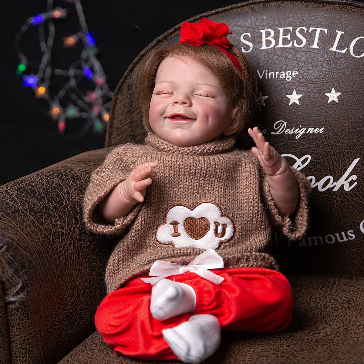 20 дюймов красивые куклы Reborn, тканевое тело, детские куклы, игрушки Bebe Reborn для малышей, игрушка для детей, подарок на Рождество 20 inch
20 дюймов красивые куклы Reborn, тканевое тело, детские куклы, игрушки Bebe Reborn для малышей, игрушка для детей, подарок на Рождество 20 inch