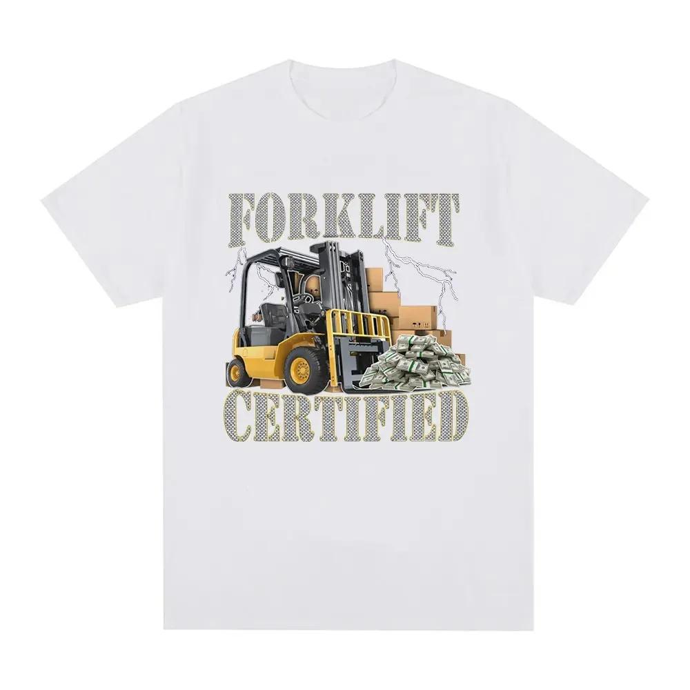 Funny Forklift Certified Operator Print TShirt Men Vintage Fashion Short Sleeve Tshirts Pure Cotton Oversized Summer T Shirts S
Funny Forklift Certified Operator Print TShirt Men Vintage Fashion Short Sleeve Tshirts Pure Cotton Oversized Summer T Shirts S