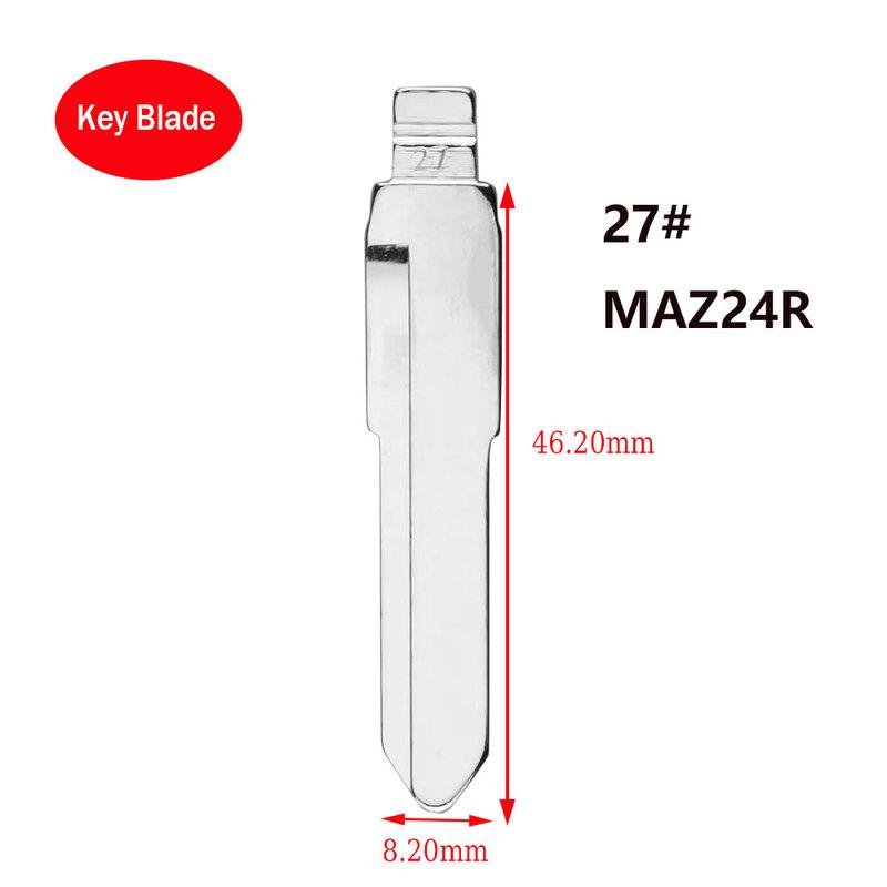 10pcs 27# MAZ20R Uncut Flip Metal KD Key Blade MAZ24 HU87R HU133 for Mazda Suzuki for KD Keydiy Xhorse VVDI Remotes Key Blank
10pcs 27# MAZ20R Uncut Flip Metal KD Key Blade MAZ24 HU87R HU133 for Mazda Suzuki for KD Keydiy Xhorse VVDI Remotes Key Blank