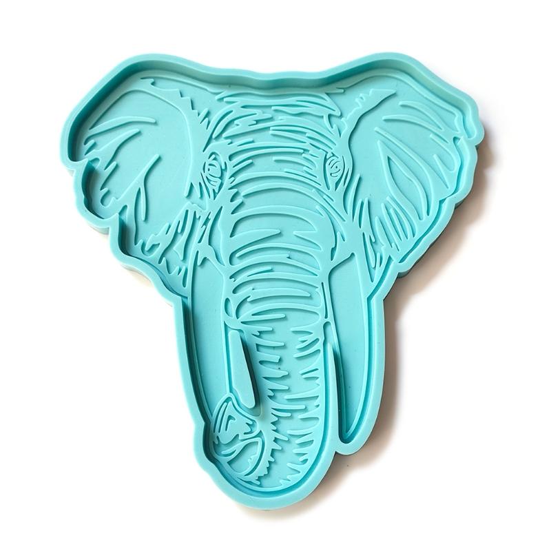 Serving Borad Crystal Epoxy Mold Coaster Cup Mat Crystal Mold Elephant for Head Tray Silicone Mold Fruit Plate Casting M 1
Serving Borad Crystal Epoxy Mold Coaster Cup Mat Crystal Mold Elephant for Head Tray Silicone Mold Fruit Plate Casting M 1