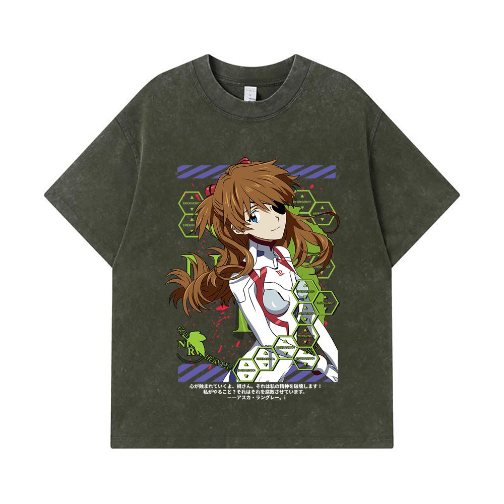 275 GSM Washed T-shirts 100% Cotton Evangelion V4 Asuka Print Unisex Heavy Cotton T Shirt S армия зеленый
275 GSM Washed T-shirts 100% Cotton Evangelion V4 Asuka Print Unisex Heavy Cotton T Shirt S армия зеленый
