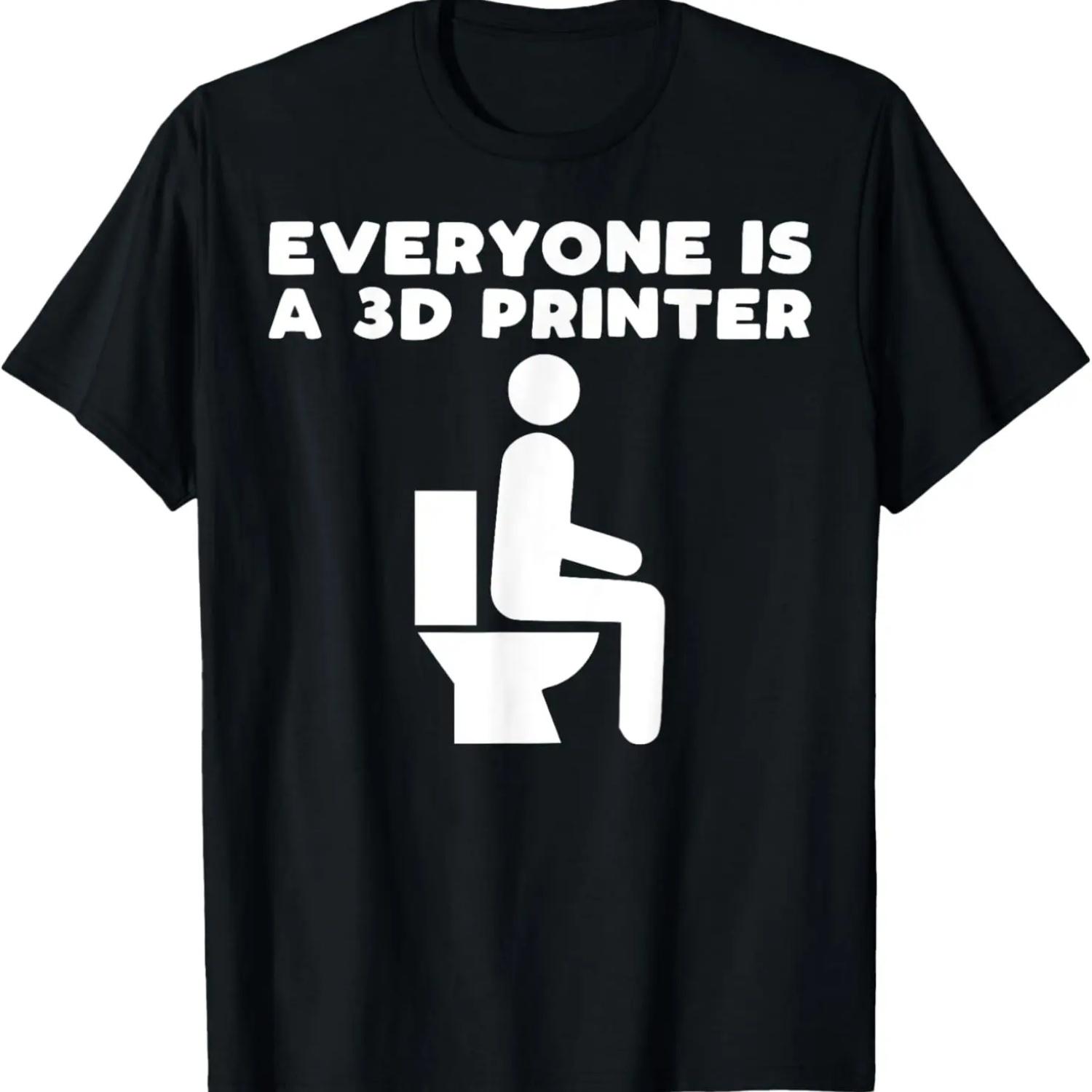Everyone is a 3D Printer Men Women Geek Funny 3D Printing T-Shirt S чёрный
Everyone is a 3D Printer Men Women Geek Funny 3D Printing T-Shirt S чёрный