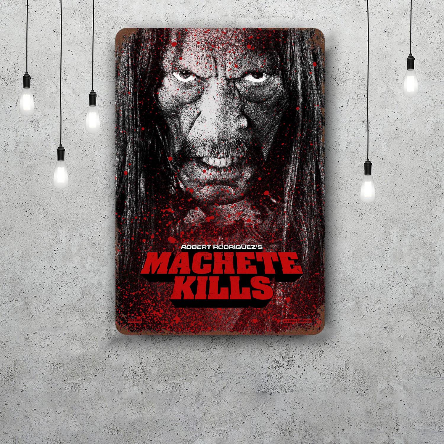 Machete Kills Movie Decor Poster Vintage Tin Sign Metal Sign Decorative Plaque for Pub Bar Man Cave Club Wall Decoration 20x30cm(7.8x11.8inch)
Machete Kills Movie Decor Poster Vintage Tin Sign Metal Sign Decorative Plaque for Pub Bar Man Cave Club Wall Decoration 20x30cm(7.8x11.8inch)