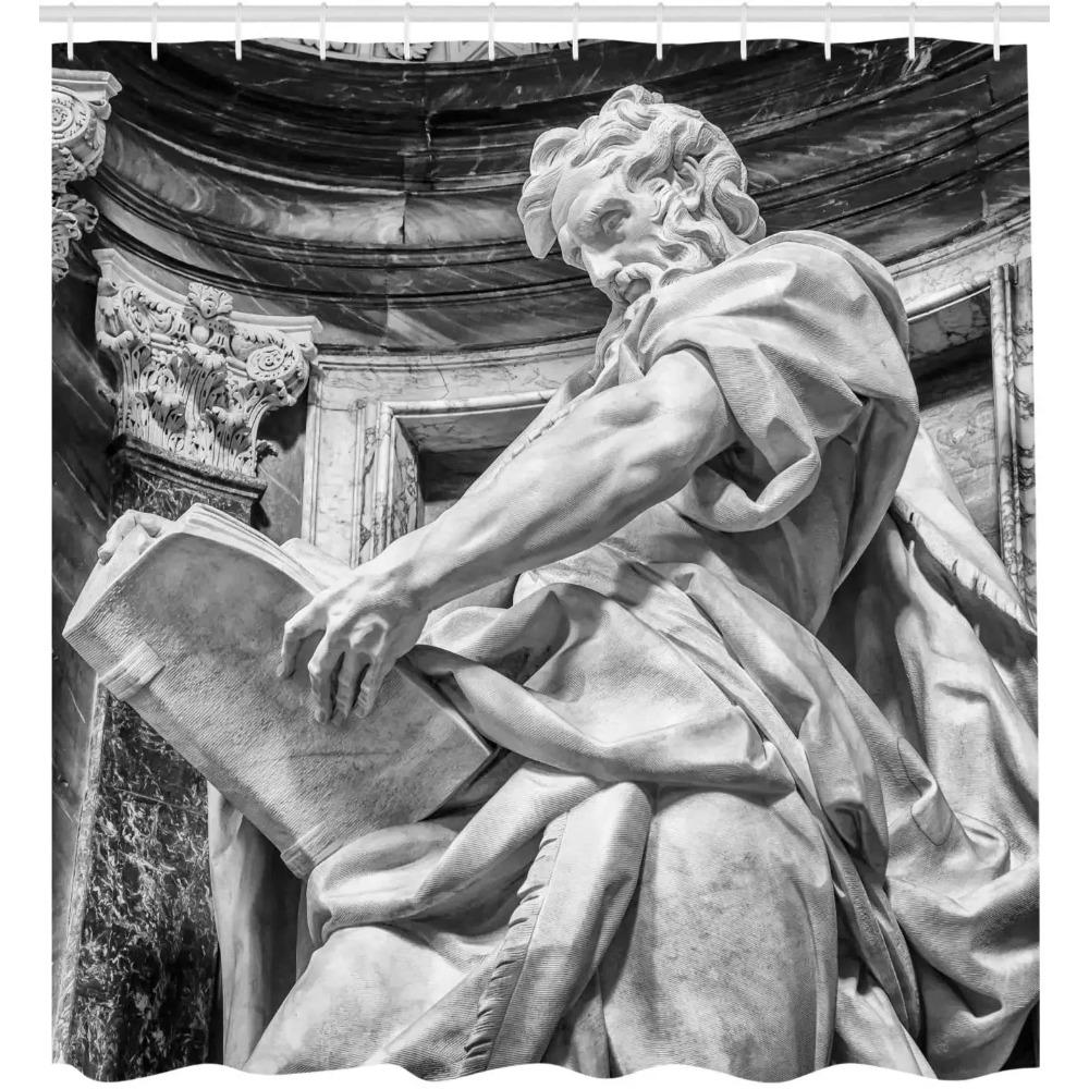 Retro Architectural History Stone Art Italy European Design Photography Print Bathroom Decor Set With Hooks 90x180 cm
Retro Architectural History Stone Art Italy European Design Photography Print Bathroom Decor Set With Hooks 90x180 cm