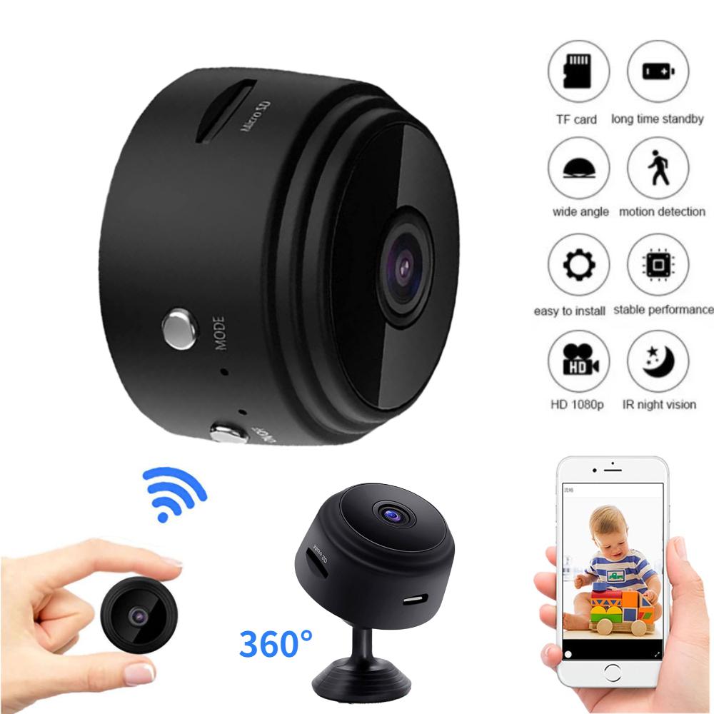 A9 Camera WiFi HD Voice Recorder Wireless Mini Camera Video Surveillance Night Vision Cameras Smart Home Hunting Surveillance
A9 Camera WiFi HD Voice Recorder Wireless Mini Camera Video Surveillance Night Vision Cameras Smart Home Hunting Surveillance