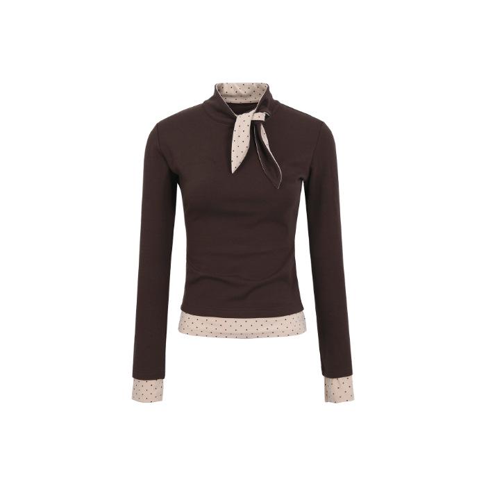 Women’s Slim Fit Velvet-Lined Long Sleeve Two-Piece Faux T-Shirt - Warm Autumn/Winter Base Layer M (suggested 42.5-47.5 kg) коричневий
Women’s Slim Fit Velvet-Lined Long Sleeve Two-Piece Faux T-Shirt - Warm Autumn/Winter Base Layer M (suggested 42.5-47.5 kg) коричневий