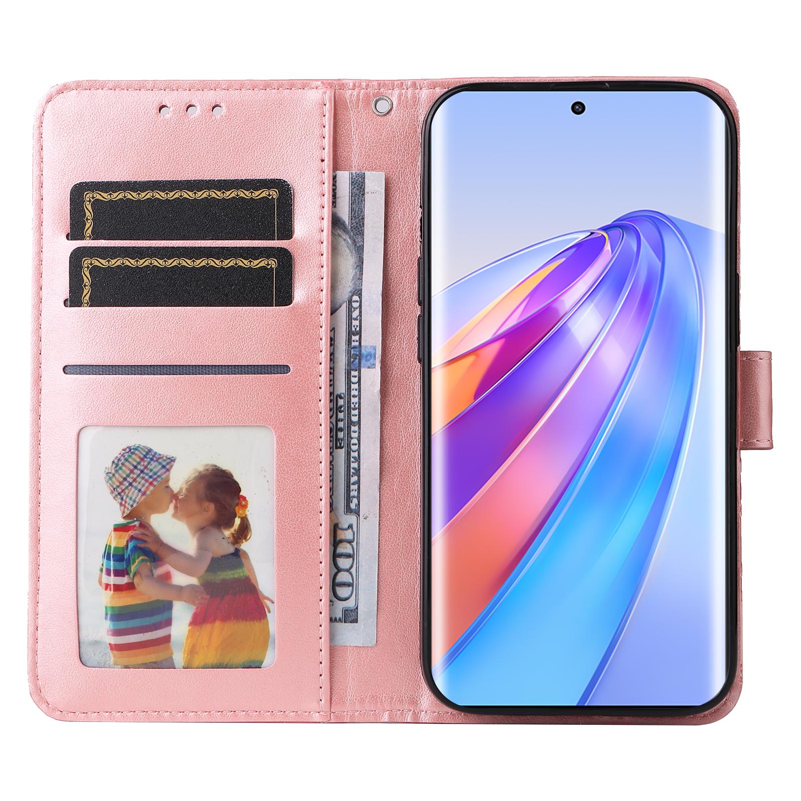 For Honor X40 5G/X9a 5G/Magic5 Lite 5G Leather Phone Case Sunflower Imprinted Stand Wallet Cover with Hand Strap Pink
For Honor X40 5G/X9a 5G/Magic5 Lite 5G Leather Phone Case Sunflower Imprinted Stand Wallet Cover with Hand Strap Pink