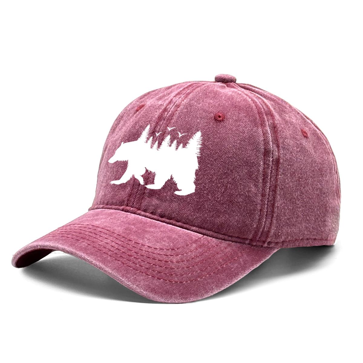 Unisex Washed Cotton Baseball Cap Sun Hat White Bear Print Trucker Cap Fit Raw Brim Snapback Baseball Caps One Size Fits All вино красного
Unisex Washed Cotton Baseball Cap Sun Hat White Bear Print Trucker Cap Fit Raw Brim Snapback Baseball Caps One Size Fits All вино красного